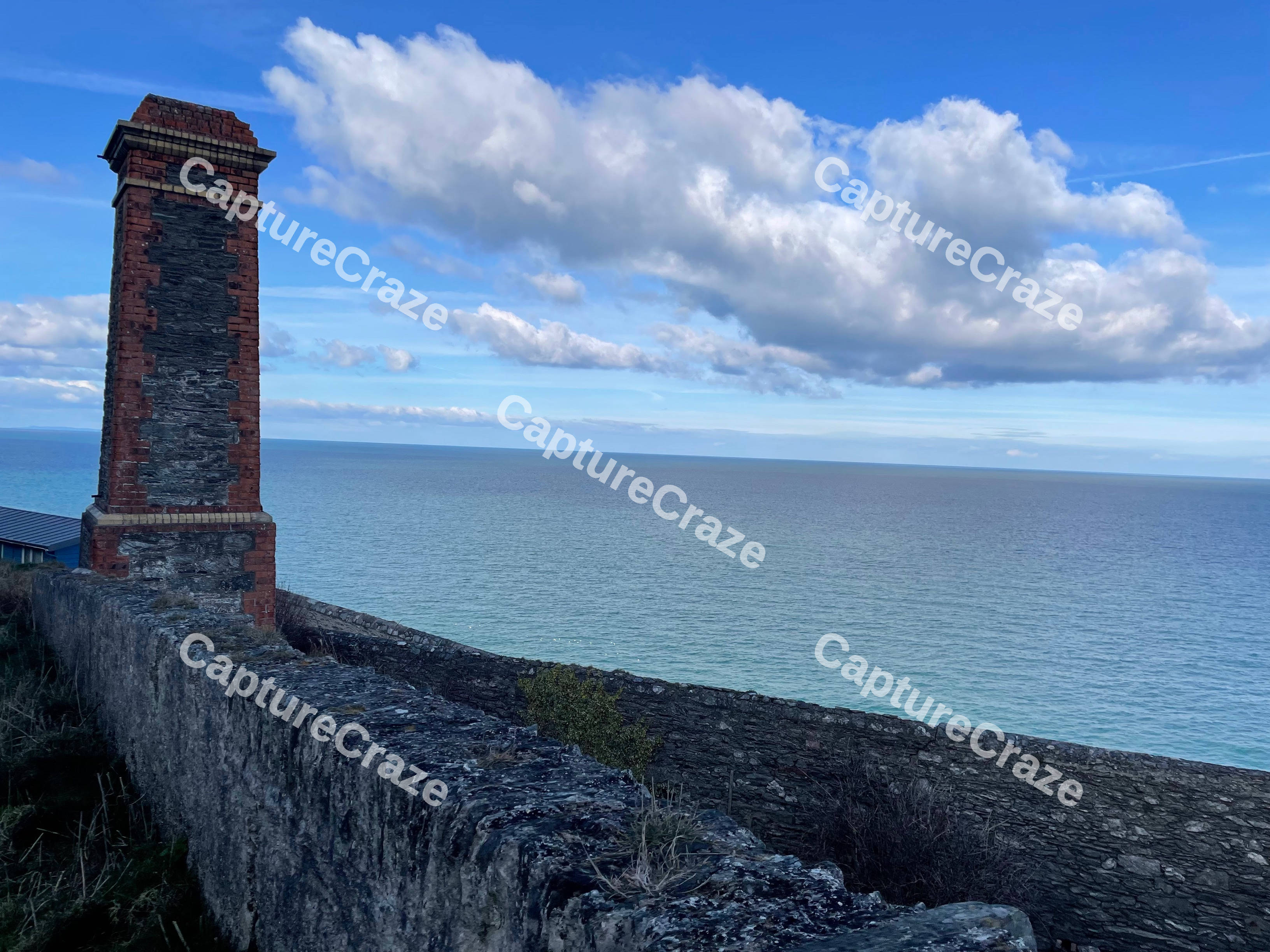 Wall Next To Beautiful Sea